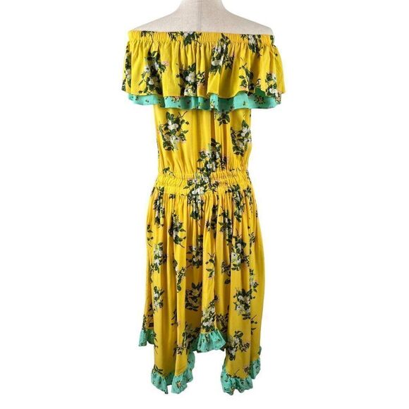 Matilda Jane Brilliant Daydream Hooked on a Feeling Yellow Floral Dress Medium - Picture 5 of 11